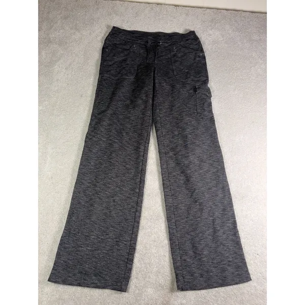 Kuhl Sweatpants Womens 10 Gray Knit Cargo Stretch Breathable Travel MOVA - Image 3