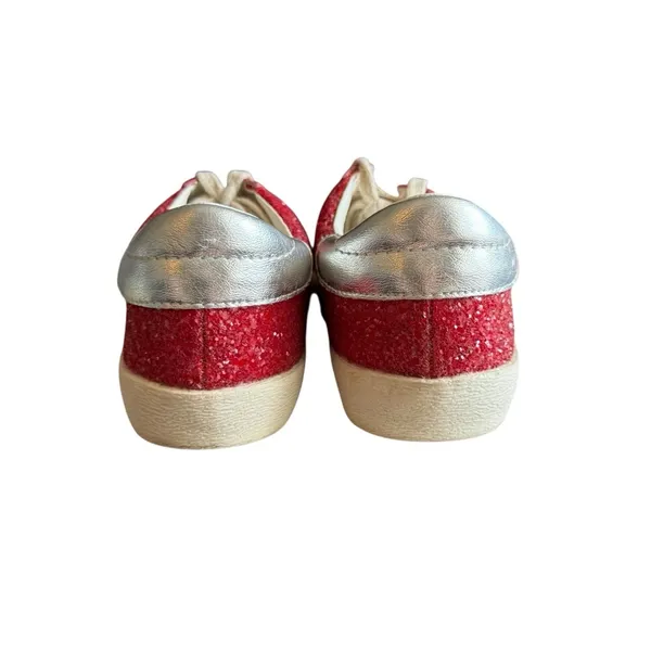 Mi.iM Skylar Rubber Sole Lace-up Glitter Leather Star Sneakers Women’s Size 6.5 - Image 6