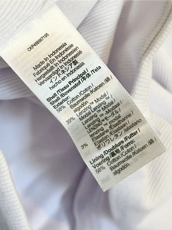 NWT Madewell White Squareneck Tank Top - Size: Extra Large *FLAW* - Image 4