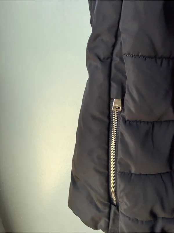Calvin Klein Performance Women’s Puffer Vest Black Sherpa Lined Size L - Image 3