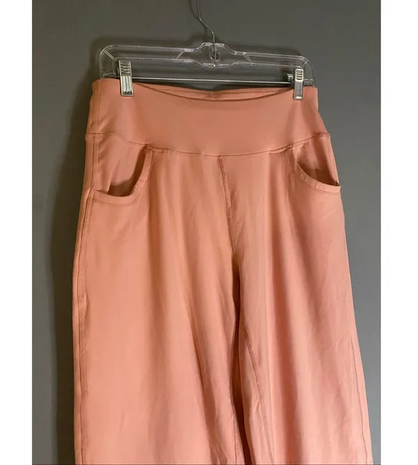 ESOFT Wide Leg Pants High-Waisted Yoga Work Dress Pants Pockets Large NWOT - Image 3