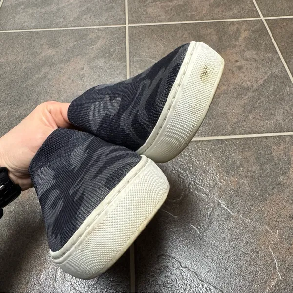 Rothy’s The Original Sneakers Slip On Shoes Camouflage Camo Gray Grey 10 - Image 8