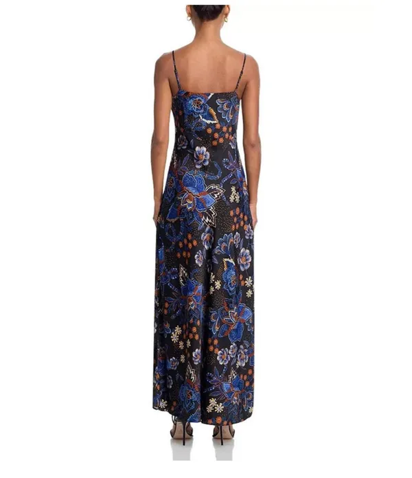 Farm Rio Black Snakes Bouquet Dress - Image 2