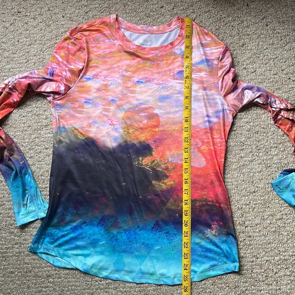 SILVER BAIT Colorful Long Sleeve Top - Image 6