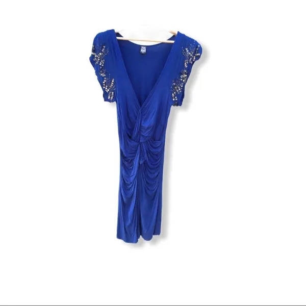 Free People Draped Dress With Beading Accents - Image 10