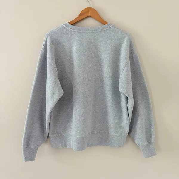 Aritzia Tna Sweatshirt CozyAF Fleece 2 Heather Grey Oversized Crewneck Pullover - Image 5