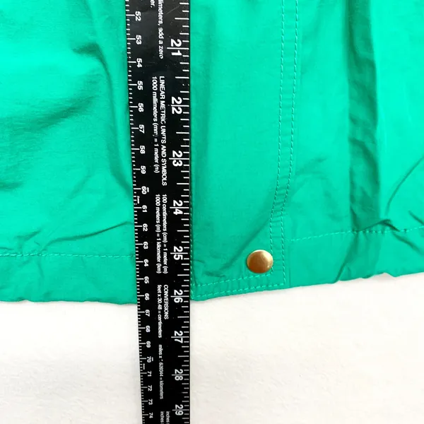Loft Utility Hooded‎ Anorak Jacket Womens XL Green Size XL Windbreaker Cotton - Image 5