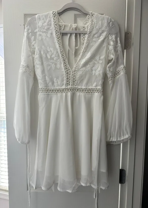 Showpo White Mini Dress - Image 2
