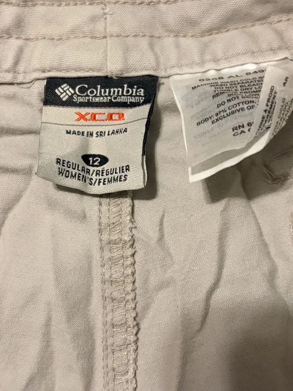 Columbia XCO Pants Womens Ladies 12 regular tan - Image 6