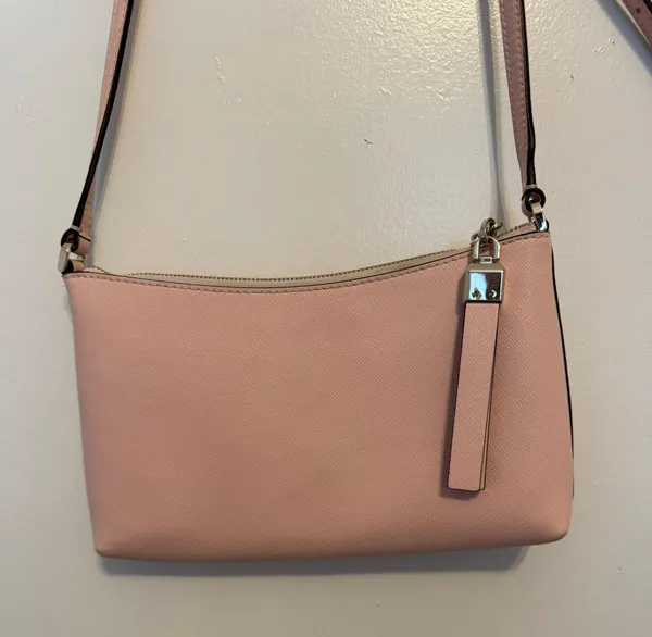 Kate Spade Sadie Crossbody Saffiano Leather Chalk Pink - Image 5