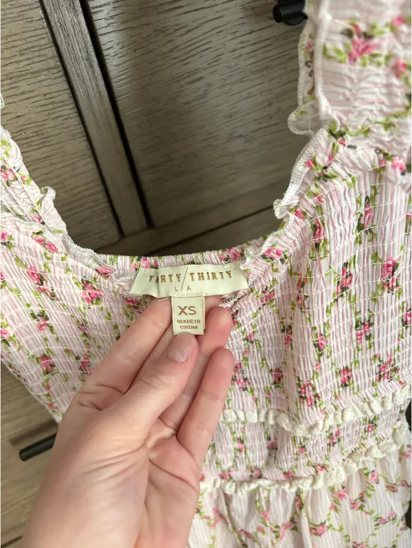 Floral dress Pink Size XS - Image 3