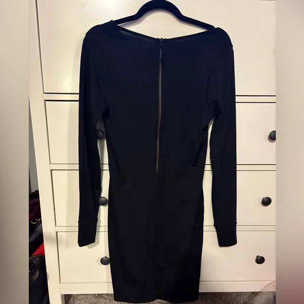 Athleta Classic Black Long Sleeve Dress - Image 2