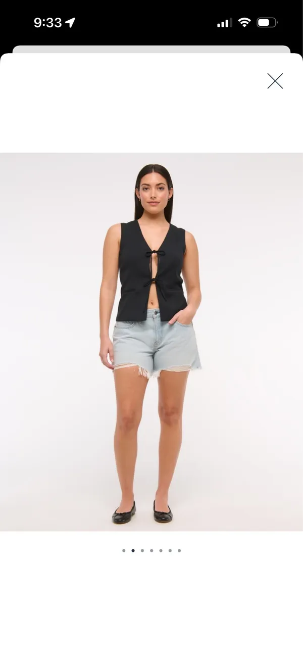 Curve Love Abercrombie Low Rise Baggy Shorts - Image 3