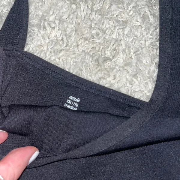 Aerie Black Seamless Bralette Xxl - Image 2