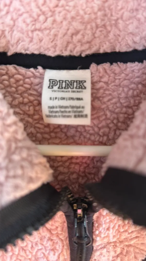 PINK Sherpa Half-Zip Victoria's Secret - Image 3
