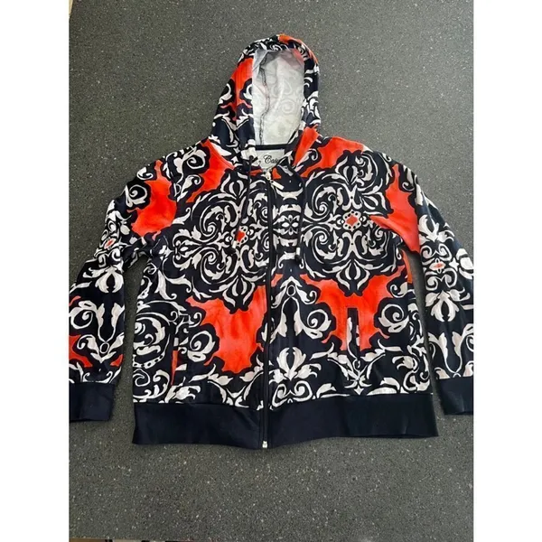 Women's Onque Casuals Hoodie M Red Blue size M - Image 5