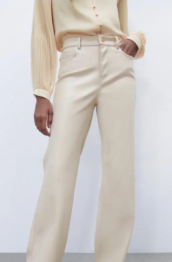 ZARA Leather Pants - Image 2