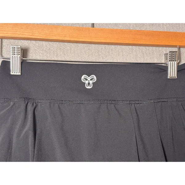 TnAction Women Skort S Black Pleated Athletic Tennis Skirt Sporty Athleisure - Image 4
