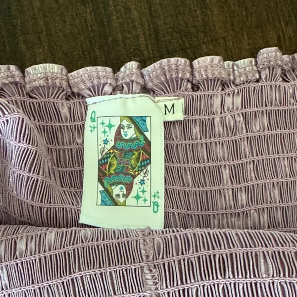 QUEEN OF SPARKLES Lavender shorts - Image 2