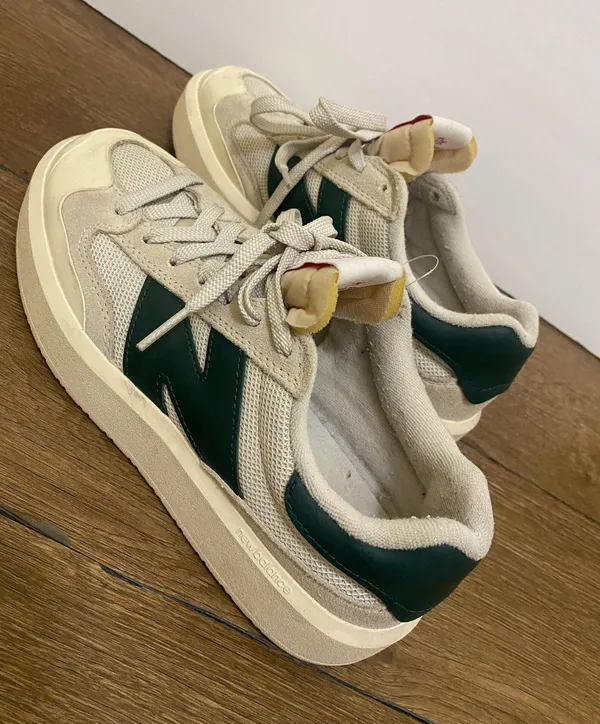 New Balance CT302 White Platform Sneakers - Image 4