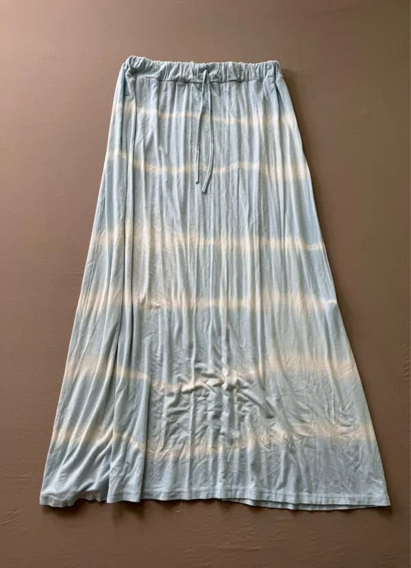 Bohemian Style Jersey Tie Dye Maxi Skirt - Image 2
