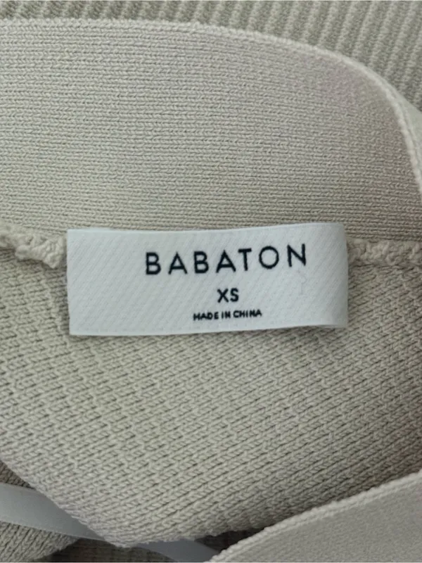 Aritzia Babaton Sculpt Knit Crossover Tank in Beige - Image 4