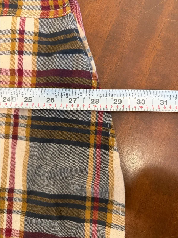 Men’s plaid large button up shirt Multiple - Image 3
