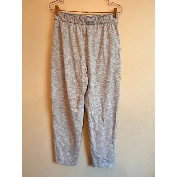 Lululemon Pants Womens 8 Grey On The Fly 7/8 Jogger Luxtreme Travel Workout - Image 6