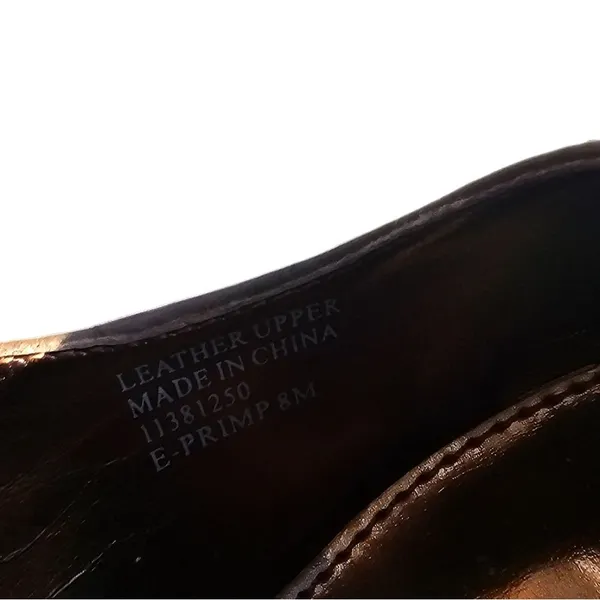Etienne Aigner NWOB Tan Bronze Laser Cut Sling‎ Back Pumps Stilettos Women's 8 - Image 7