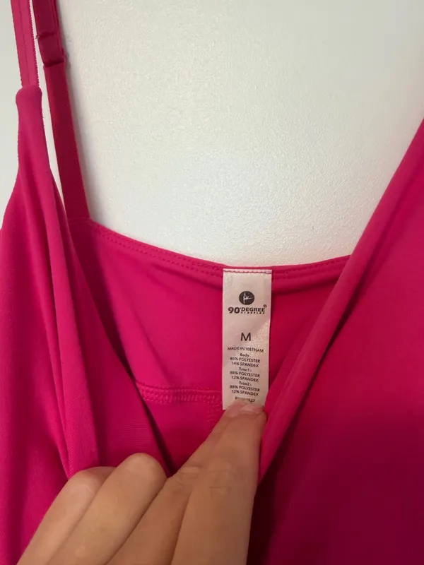 90 Degrees by Reflex Hot Pink Tennis Dress - Image 3