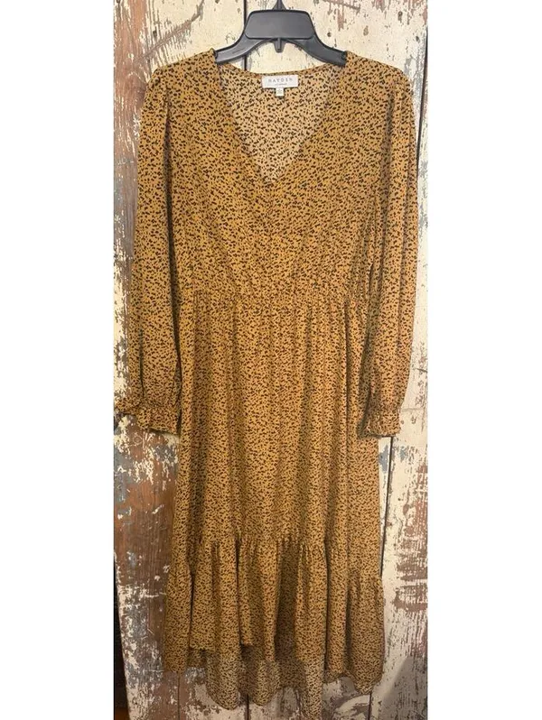 Hayden LA - Womens Printed Button Down Maxi Dress size Large - Image 2