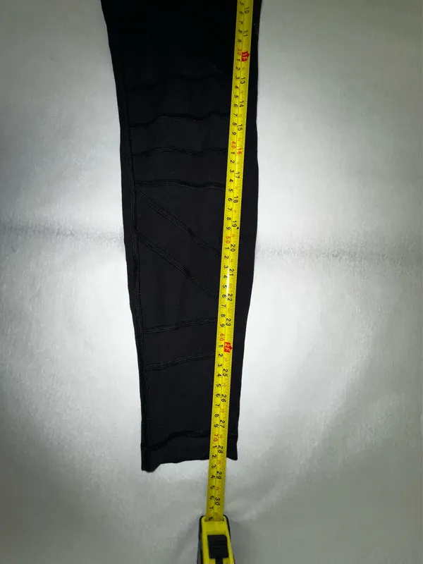 Lululemon Wunder Under Pant (Hi-Rise) *Tech Mesh 28" Black size 8 - Image 9