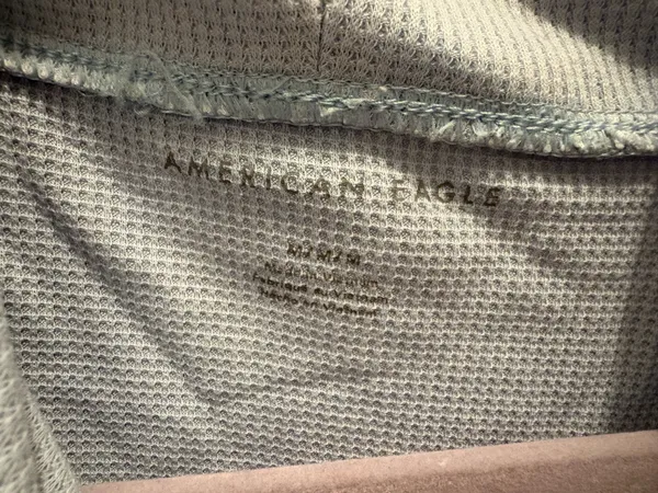 American Eagle High Low Turtle Neck Long Sleeve Top - Image 3
