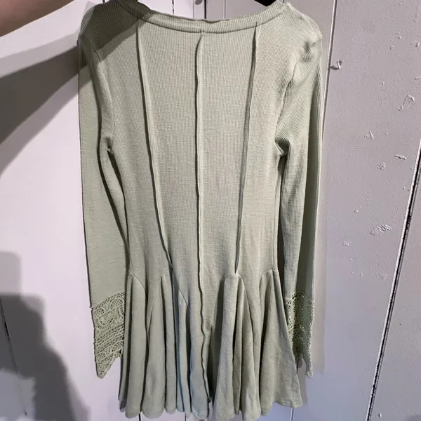 Free People Nwt Little Love Thermal Mini Dress - Image 5