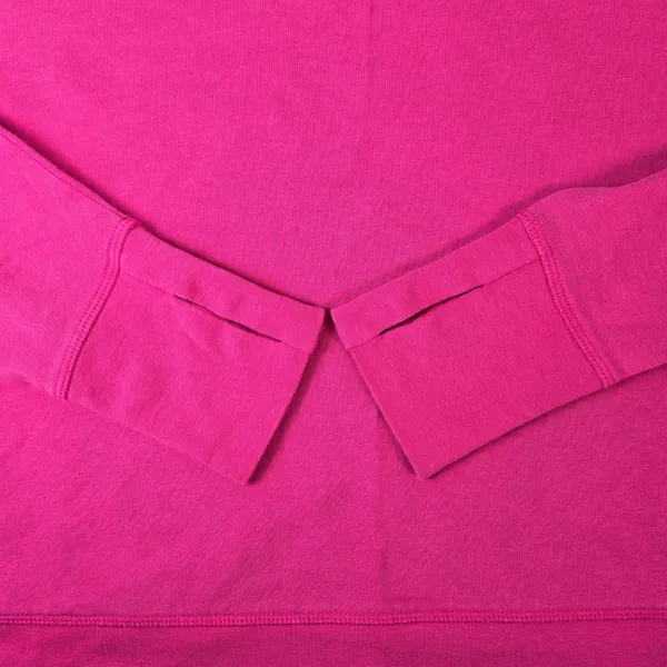 Sweaty Betty After Class Sweatshirt Pink Cropped Thumbhole Pullover US 8 M - Image 5