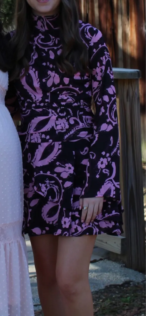 Pink and Black Dress - Image 2