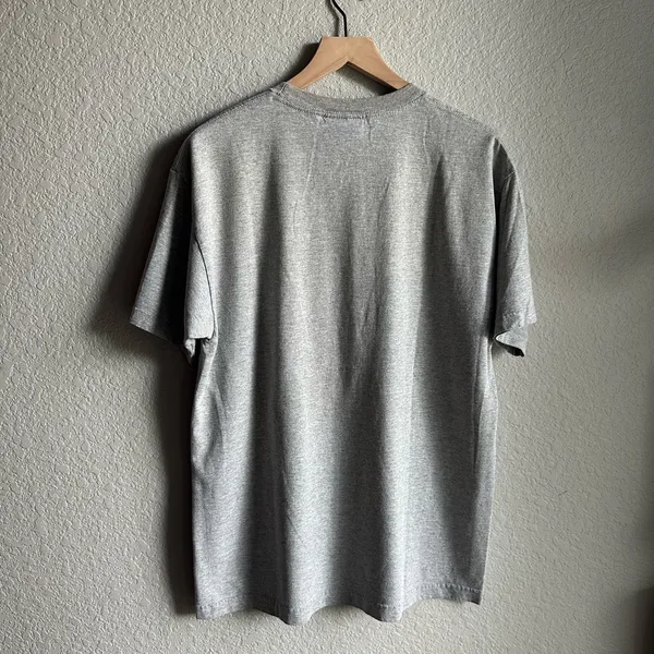 🩶Steve & Barry's Purdue Tennis Gray Basic Warm-up Tee - Image 3