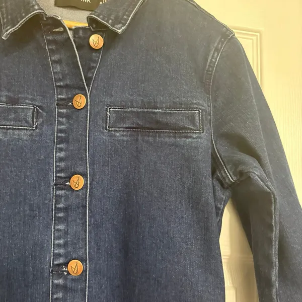 MINKPINK Denim Button Front Dress Size‎ Medium - Image 4