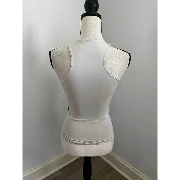 Aeropostale Seriously Soft Sculpt Tank Top XS Beige Shape Wear Minimalist Basics - Image 3