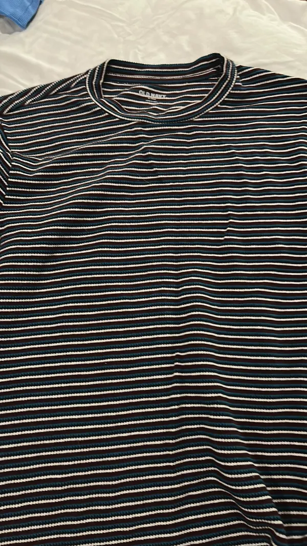 Striped Old Navy Shirt Sleeve Short - Image 2