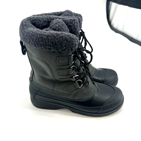 Lands' End Womens size 8.5 Expedition Waterproof Insulated Snow Boots waterproof - Image 2