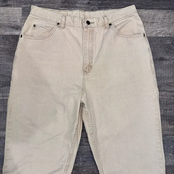 Riders Tan Denim Jeans Size 10 - Image 3