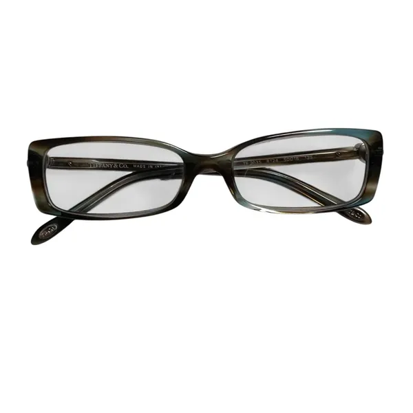Tiffany & Co Eyeglass Frames TF2035 8124 Turquoise Tortoise Silver Heart Italy - Image 3