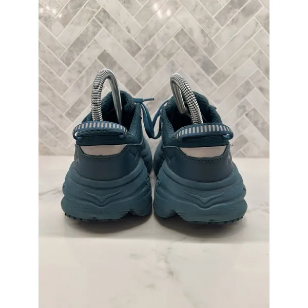 Hoka One One Bondi L GTX Leather Gore Tex Deep Teal Sneakers Shoes Womens 7.5 - Image 6