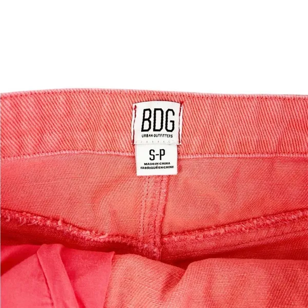 Urban Outfitters‎ BDG Coral Pink Foldover Cutoff Denim Jean Skirt Size Small - Image 5