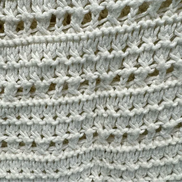 Vintage Y2K GAP Cardigan Sweater Cotton Wool Angora Loose Knit Cream Cottagecore - Image 9