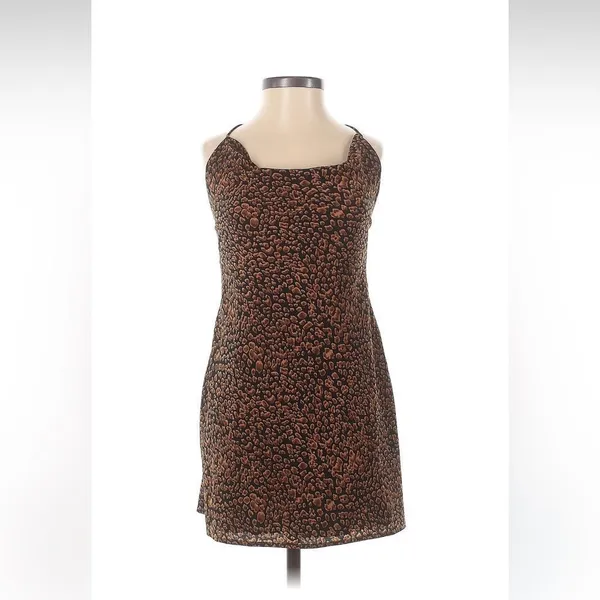 Majorelle Charli Mini‎ Dress Leopard xs - Image 6