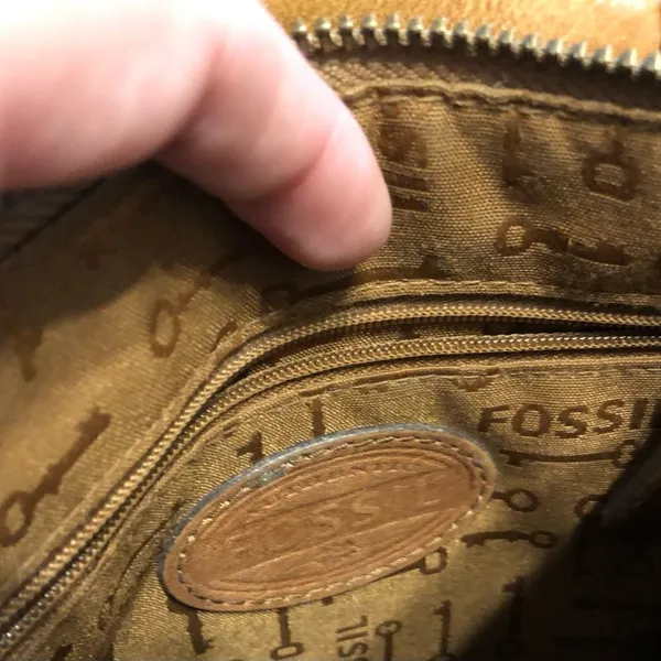FOSSIL leather purse crossbody bag - Image 3