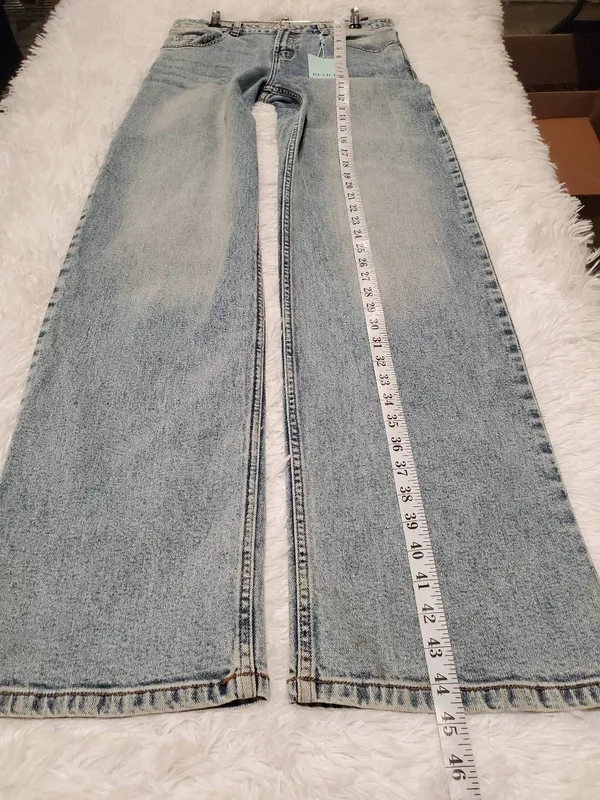 Revice NEW TLC Ocean Ave Low Rise Baggy Jeans in Blue Size 27 - Image 6