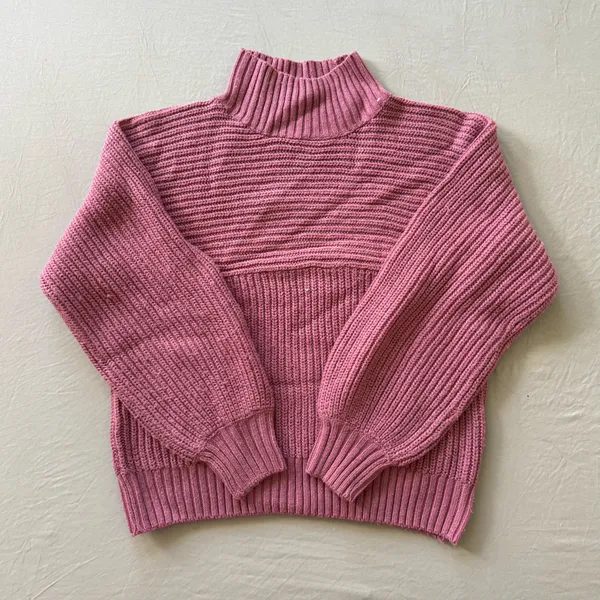 Threadbare Veronica Ribbed Mock Neck Sweater - Image 5